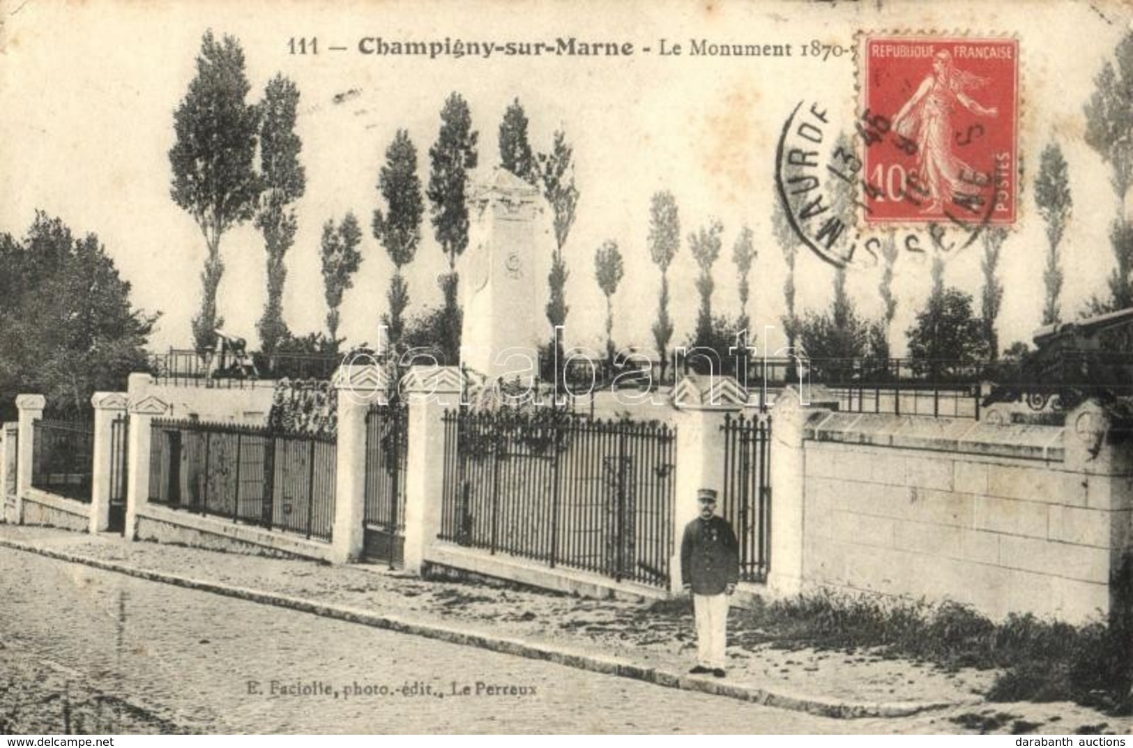 T3 Champigny-sur-Marne, La Monument / Military Monument. TCV Card (EB) - Unclassified