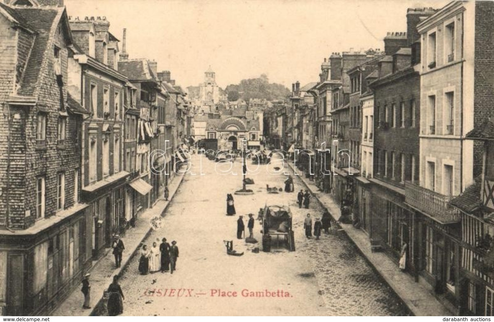 ** T2 Lisieux. Place Gambetta / Square, Street View - Unclassified