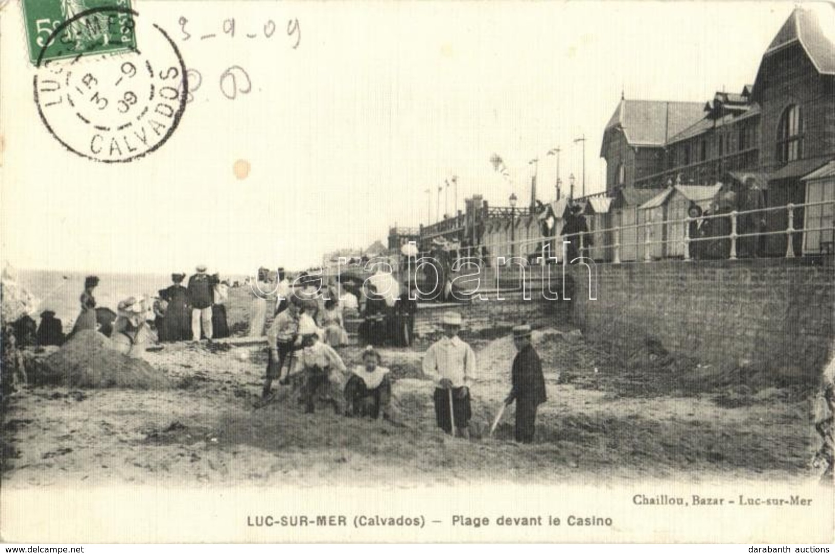 T2/T3 Luc-sur-Mer (Calvados). Plage Devant Le Casino / Beach In Front Of The Casino, Tents. TCV Card (EK) - Unclassified