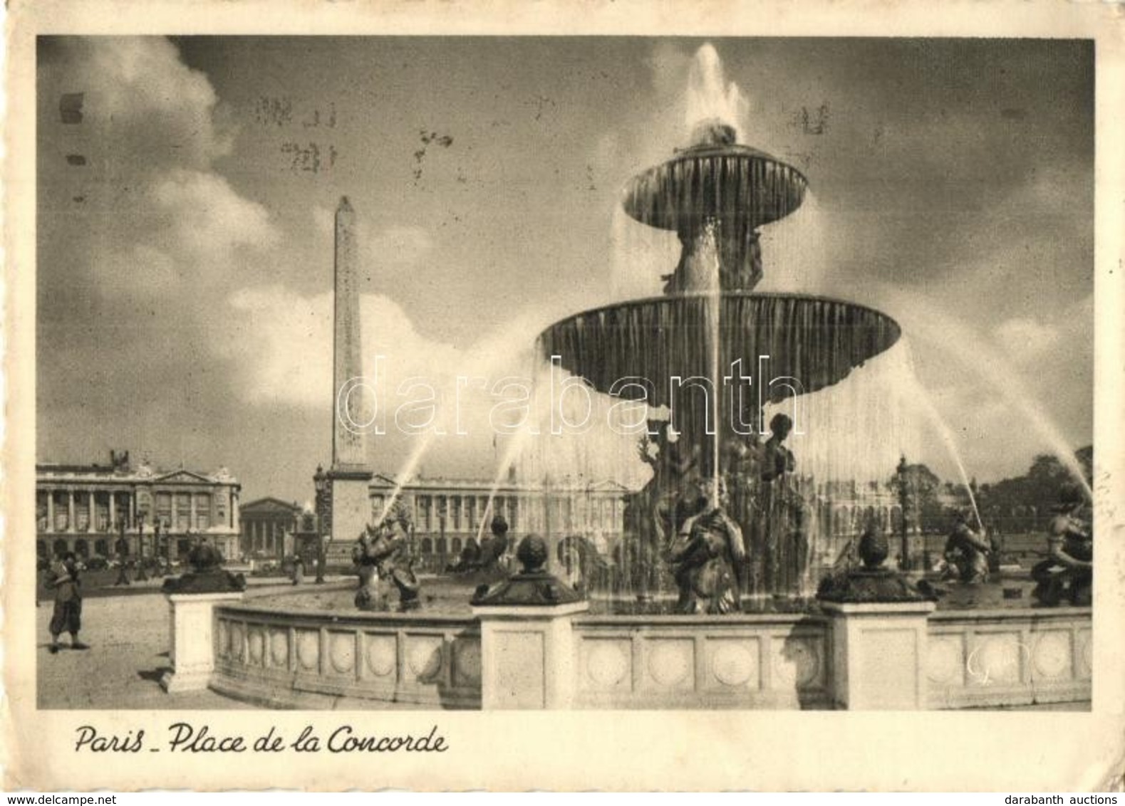 T2/T3 Paris, Place De La Concorde / Square, Fountain  (EK) - Unclassified