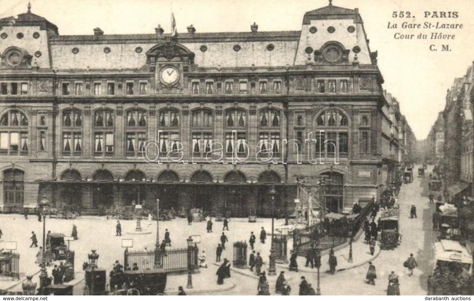 T2/T3 Paris, Gare Saint-Lazare, Cour Du Havre / Railway Station, Street View (EK) - Unclassified