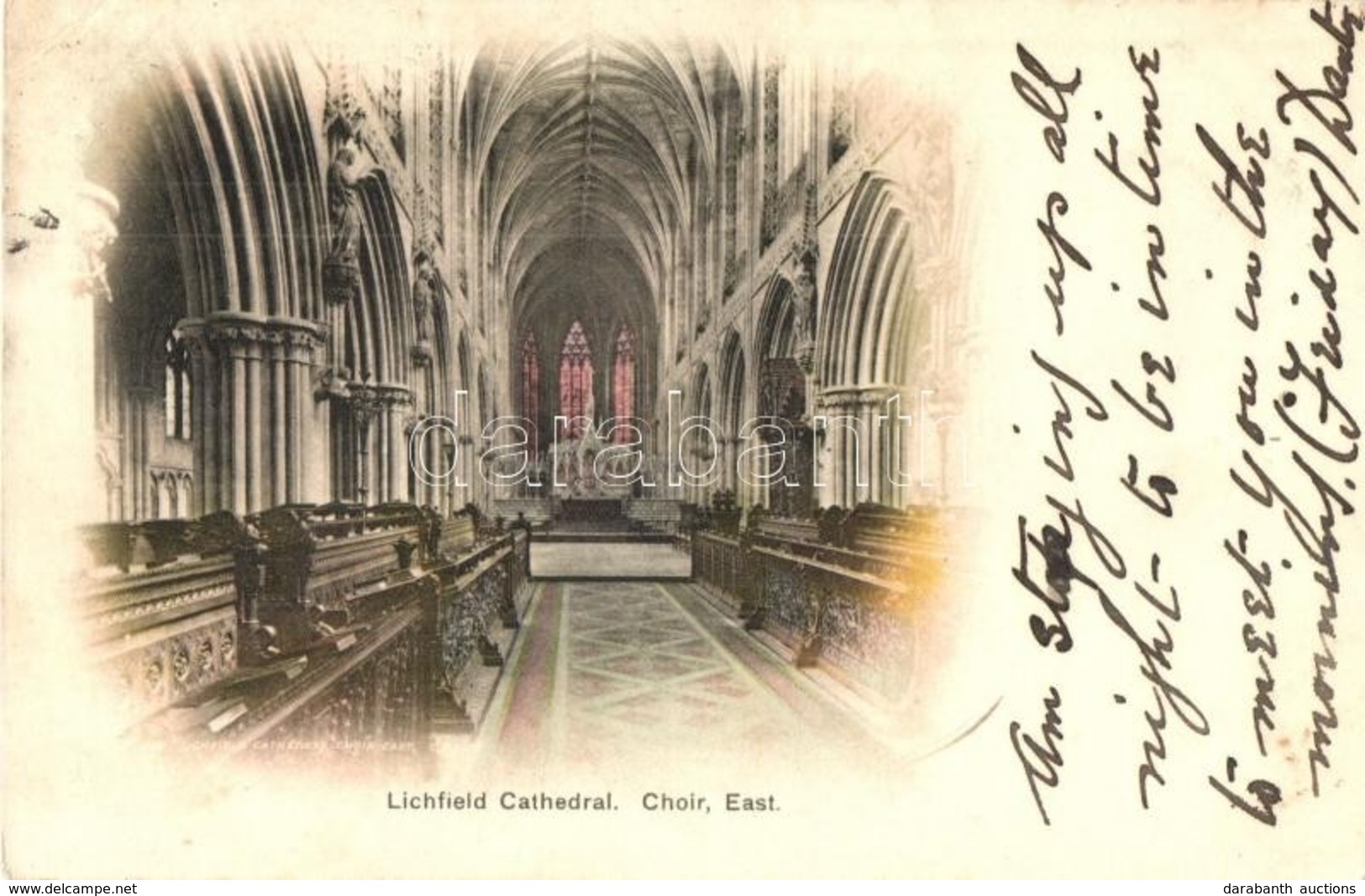 T2 Lichfield, Lichfield Cathedral, Choir, East, Interior - Unclassified