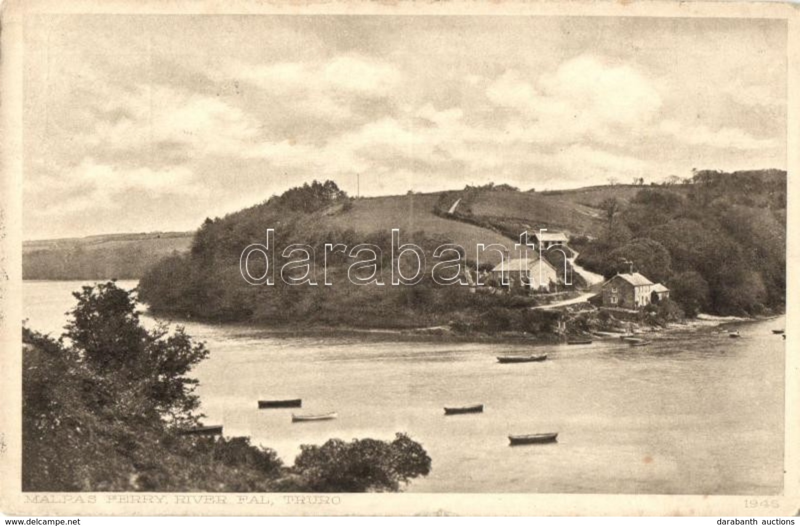 T2 1945 Truro, River Fal, Malpas Ferry - Unclassified