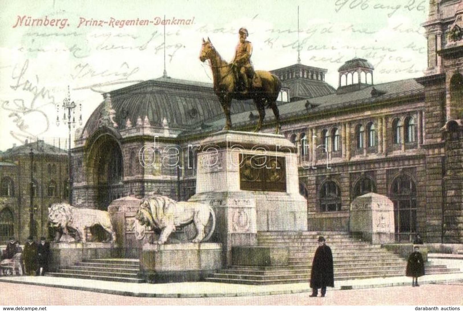 T2/T3 Nürnberg, Nuremberg; Prinzregenten Luitpold Denkmal / Luitpold, Prince Regent Of Bavaria Statue (EK) - Unclassified