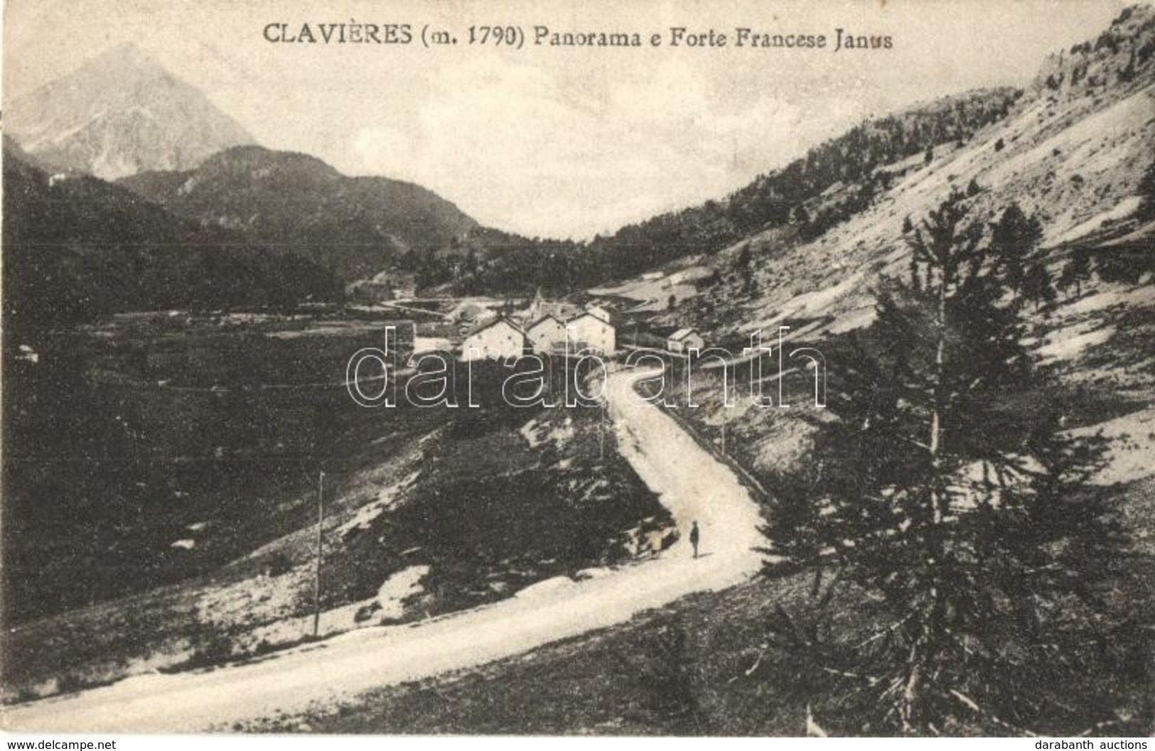 T2 Claviere, Panorama, Fronte Francese / Italian-French Border - Unclassified