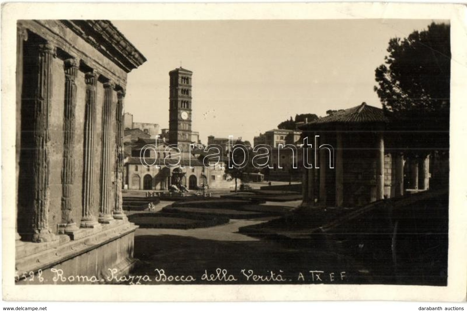 T2/T3 Rome, Roma; Piazza Bocca Della Verita / Square  (EB) - Unclassified