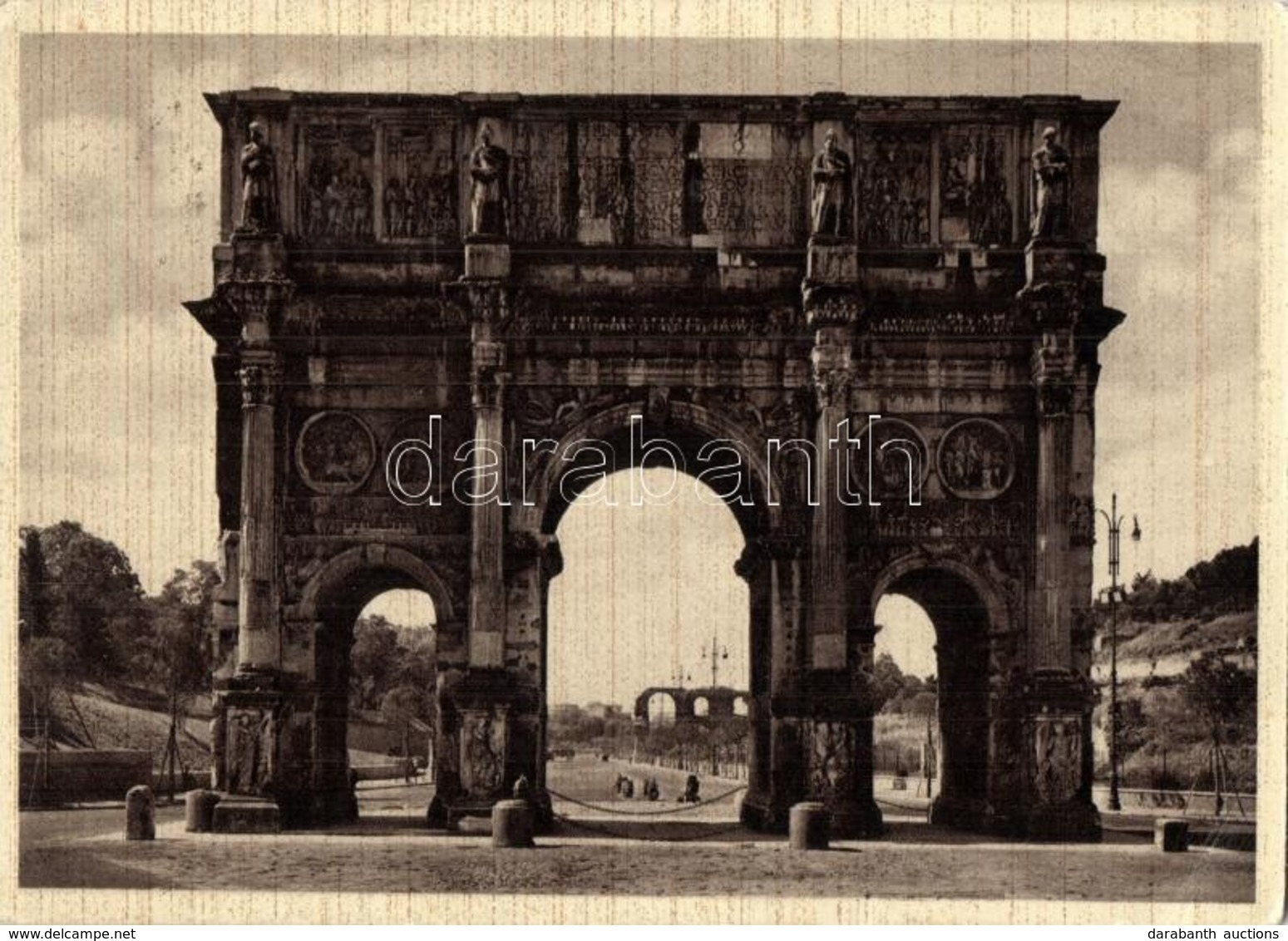 T2/T3 Rome, Roma; Arco Di Constantino, Via De Trionfi / Arch, Street  (EK) - Unclassified