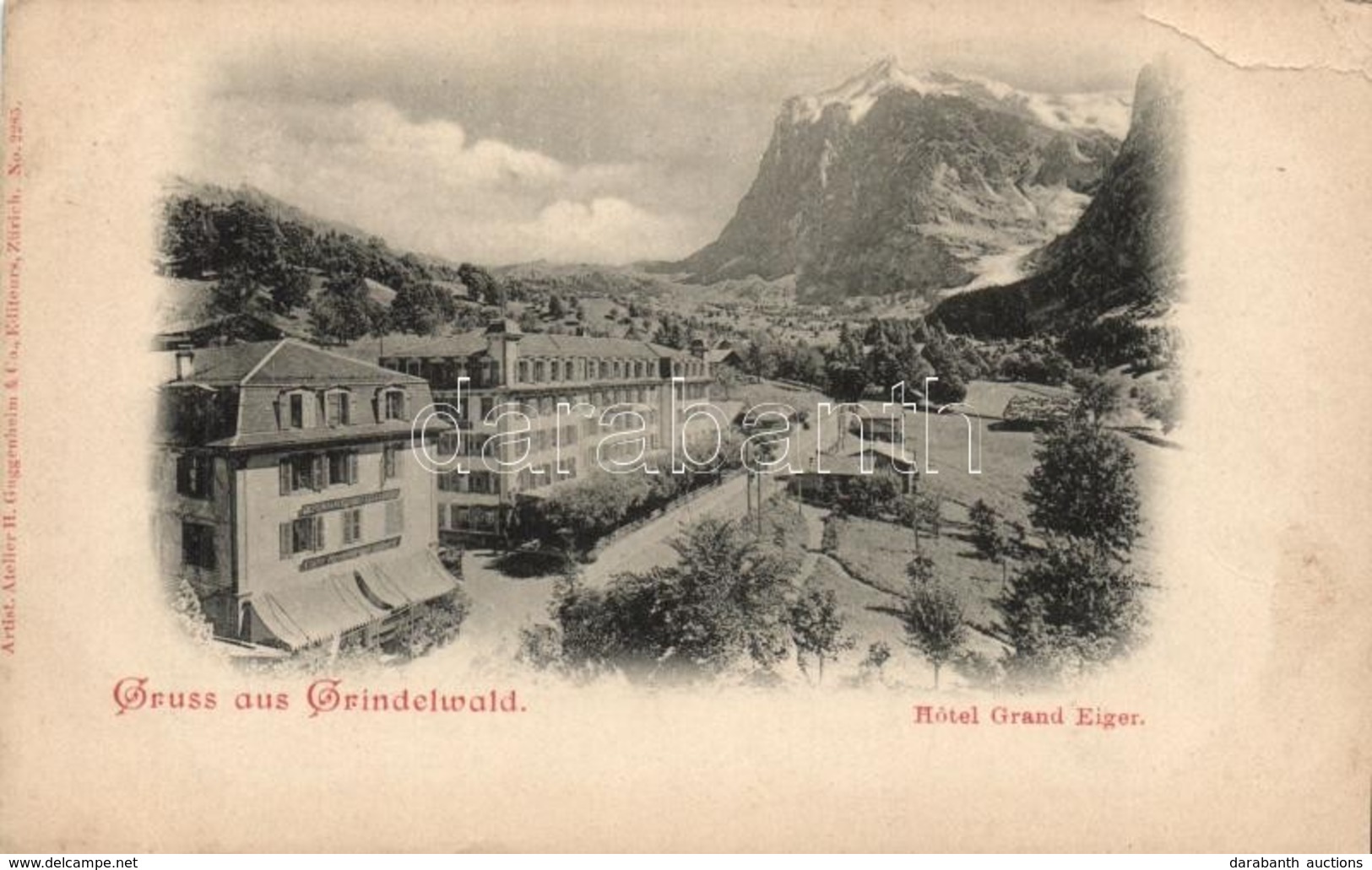 ** T2/T3 Grindelwald, Hotel Grand Eiger  (EK) - Non Classés