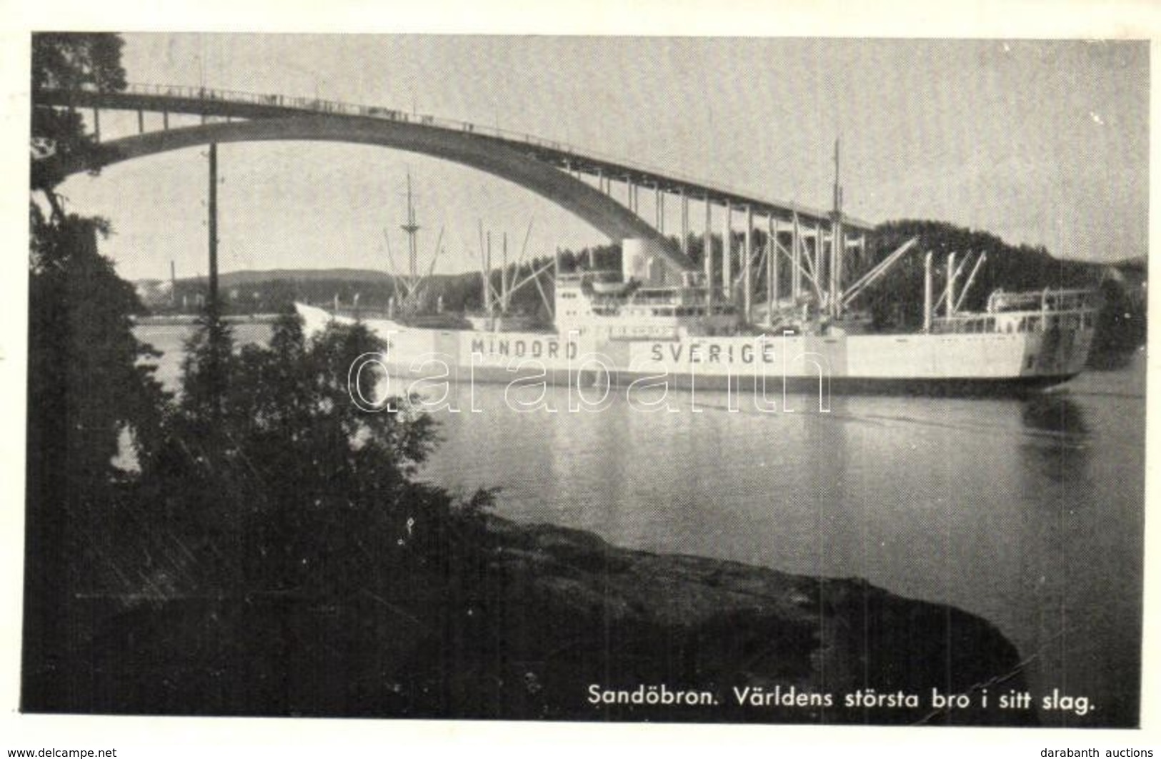 T2/T3 Kramfors, Sandöbron, Mindoro Sverige; Världens Största Bro I Sitt Slag / Bridge, Ship (EB) - Unclassified