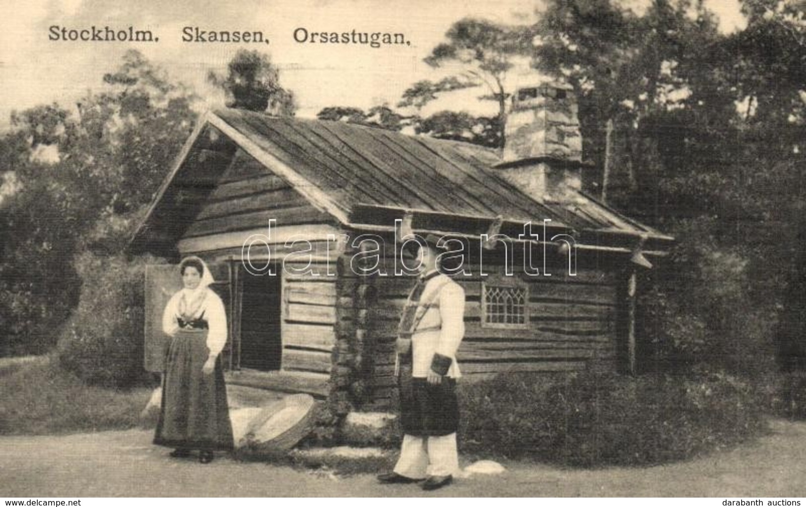 T2/T3 Stockholm, Skansen, Orsastugan / Cabin, Traditional Wear (EK) - Unclassified