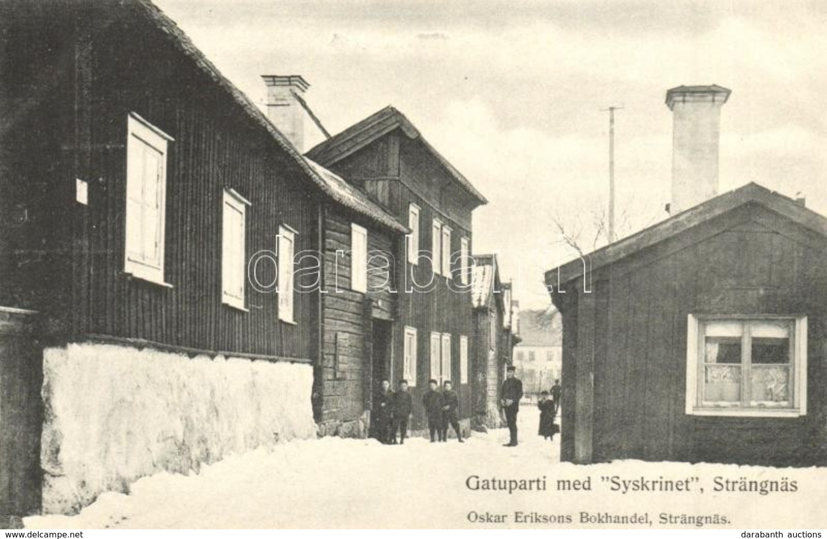 ** T2 Strängnäs, Gatuparti Med 'Syskrinet' / Houses, Winter - Unclassified