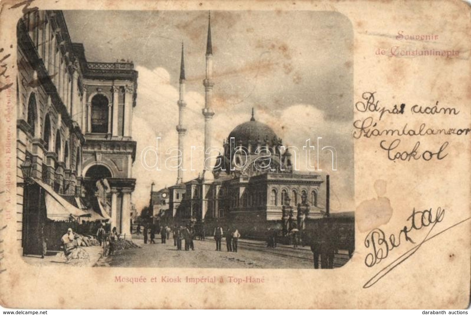 * T3 Constantinople, Istanbul; Mosquée Et Kiosk Imperial A Top-Hané / Mosque, Imperial Kiosk  (fl) - Unclassified