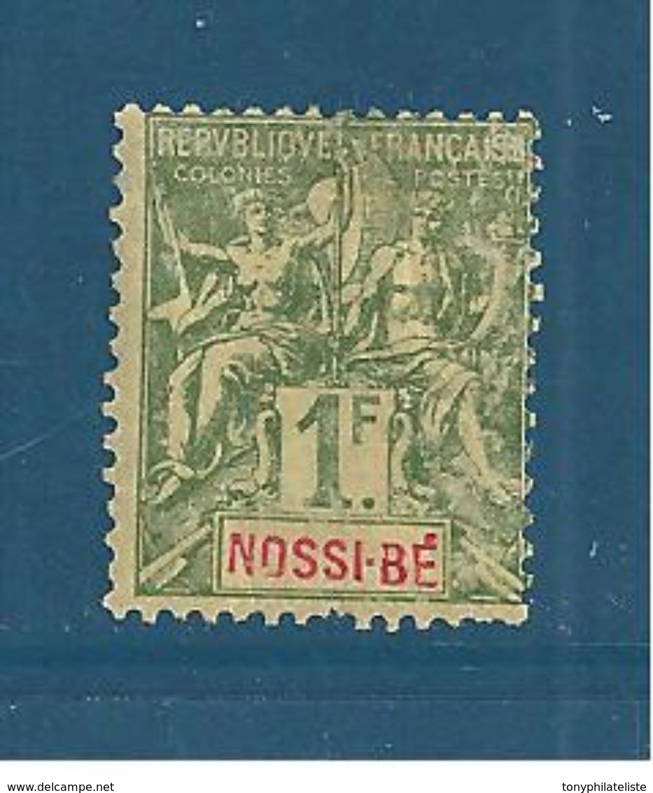 France Colonies Timbres De Nossi Bé De 1894  N°39 Neuf * - Neufs