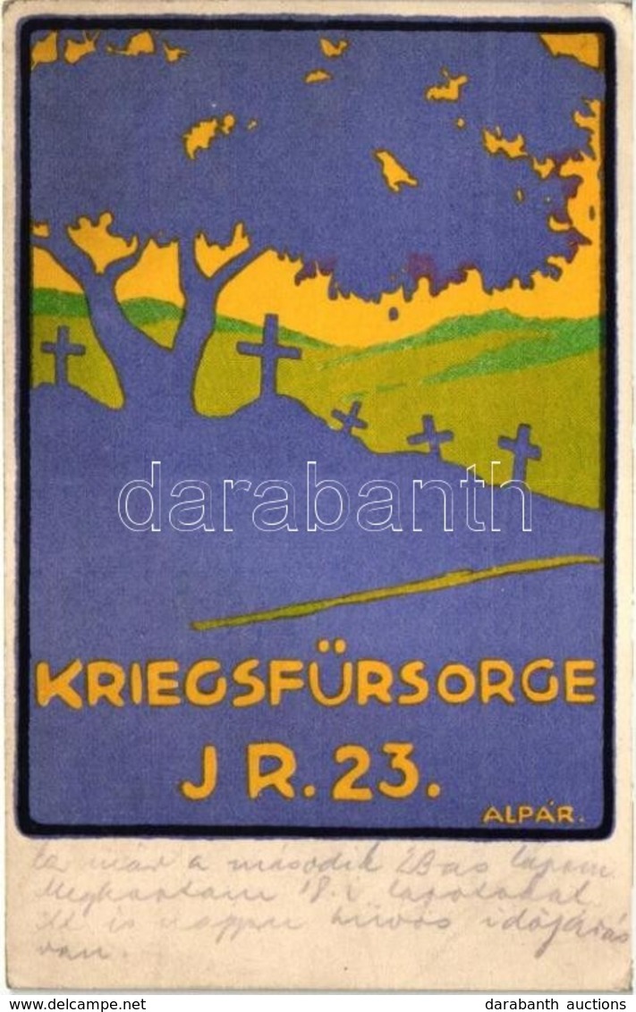 T2/T3 A 23. Gyalogezred Rokkantjai, özvegyei és árvái Javára / Kriegsfürsorge IR. 23. / WWI 23rd Infantry Regiment Chari - Unclassified