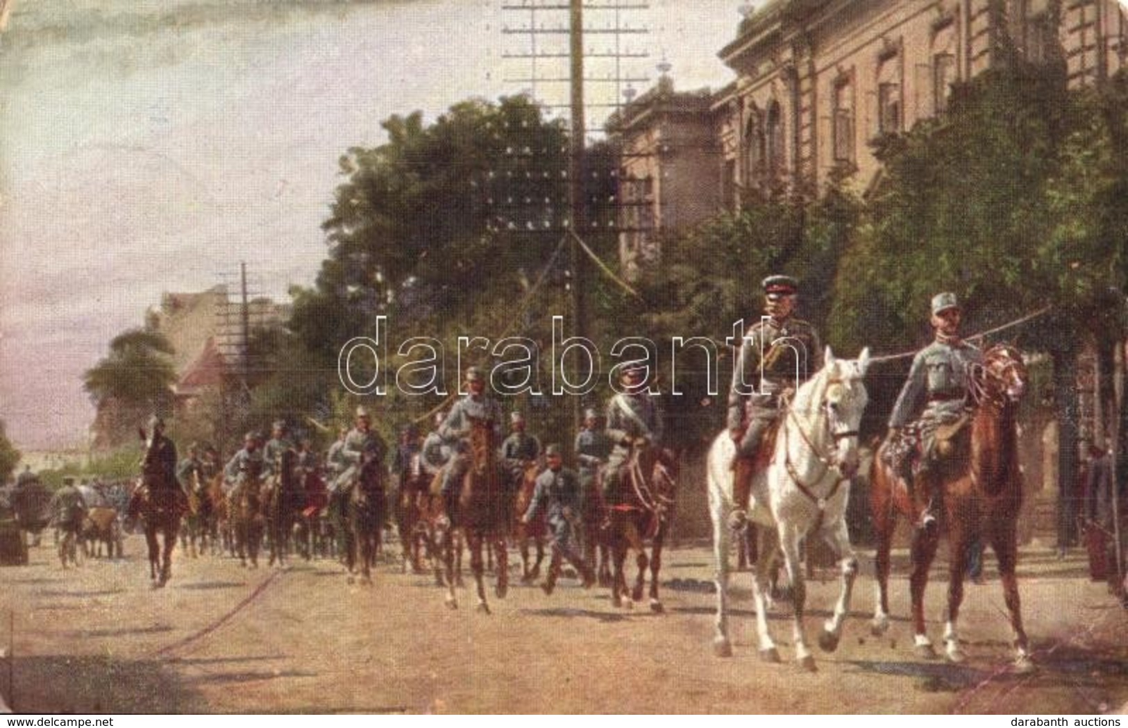 T2/T3 Mackensen Vezérezredes Bevonulása Lublinba / WWI Entry Of The German Troops With General Mackensen (EB) - Unclassified