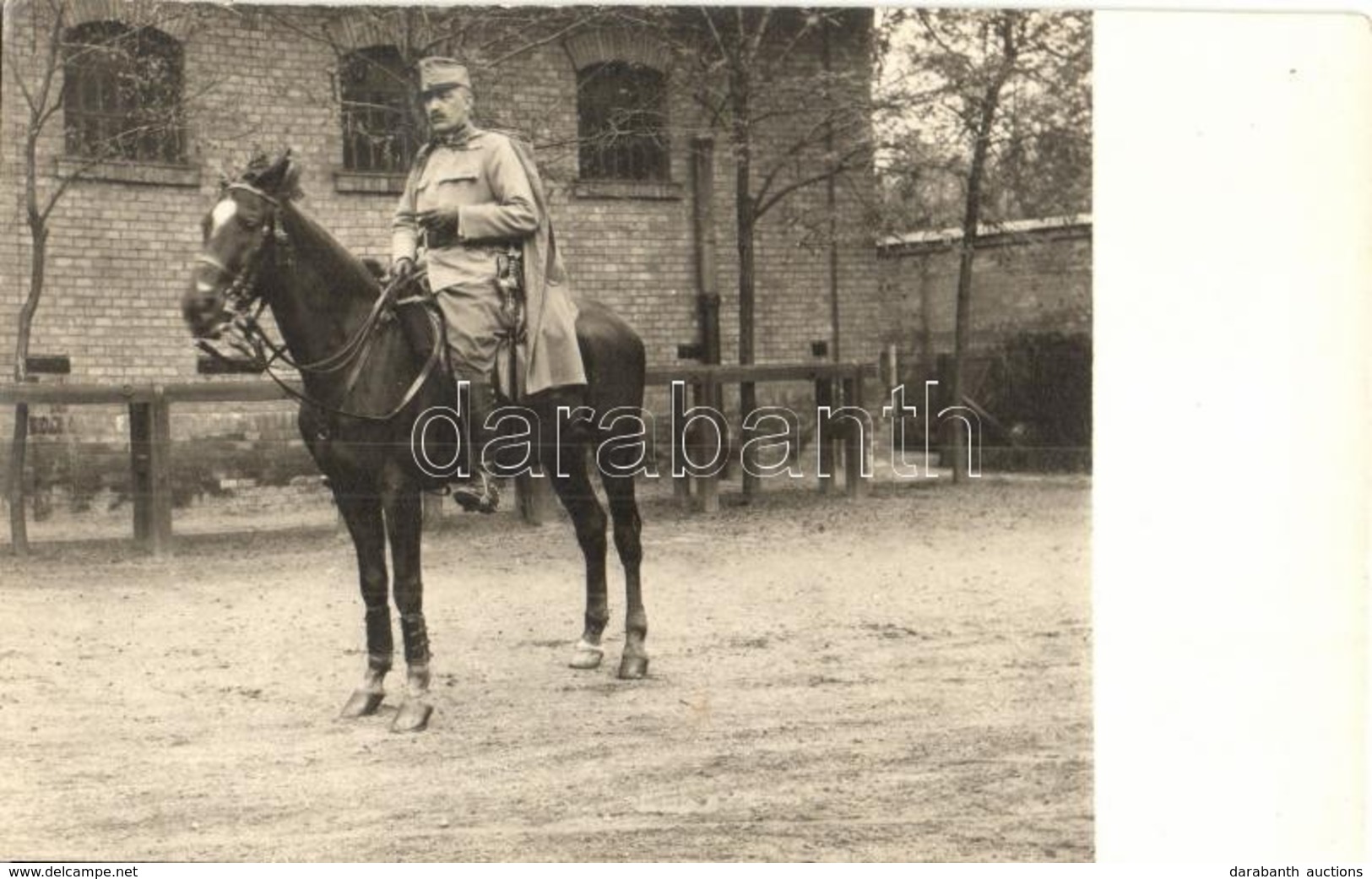 ** T1/T2 Osztrák-magyar Lovas Katona / WWI Austro-Hungarian K.u.K. Cavalryman, Photo - Unclassified