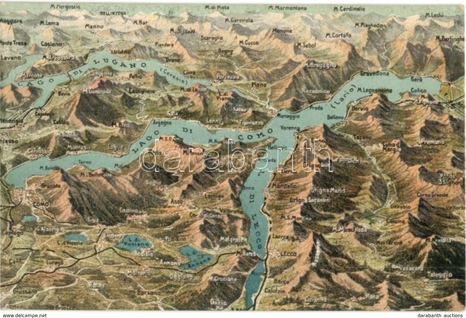 ** T2 Lago Di Como. Map - Non Classés