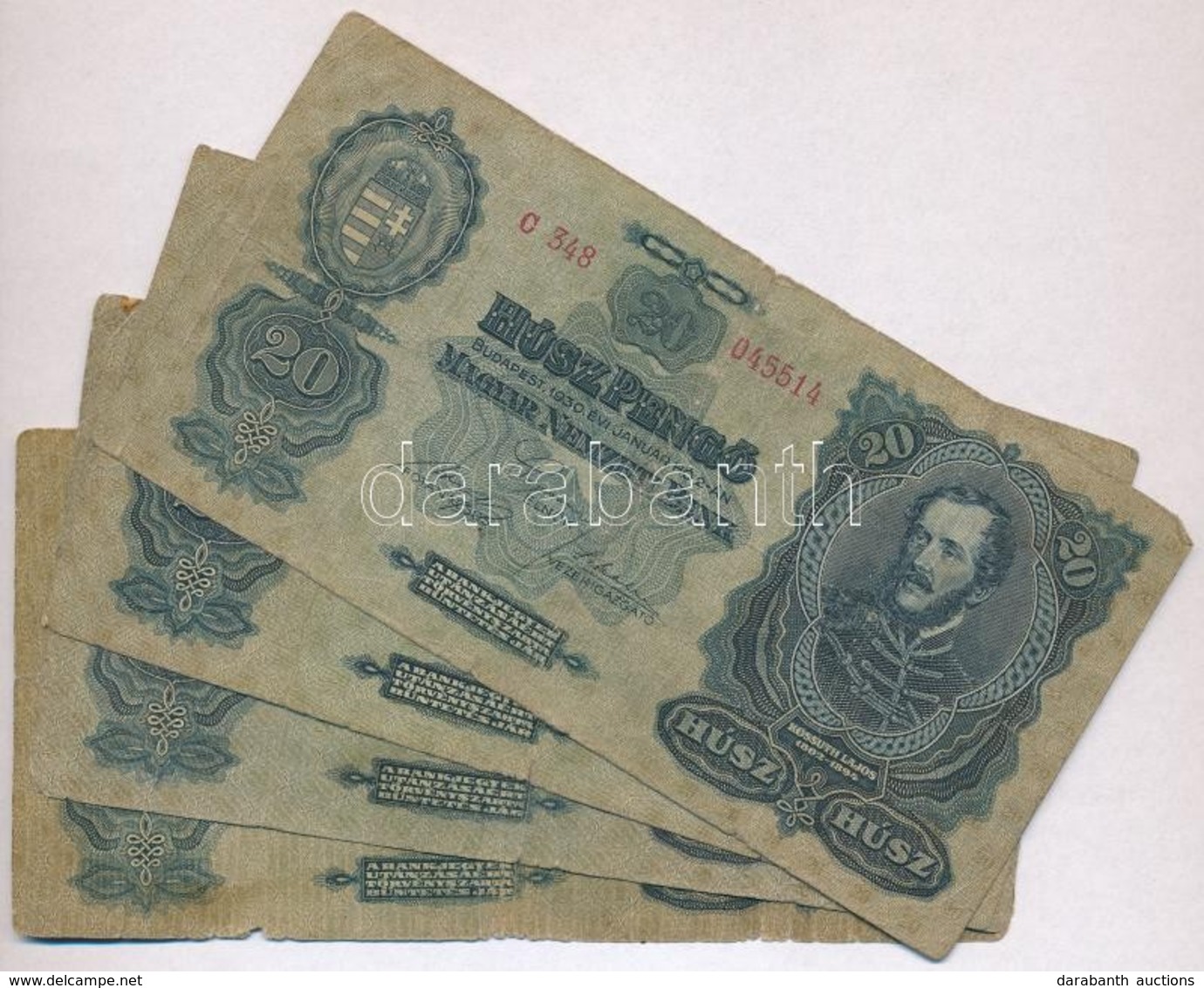 1930. 20P (4x) T:III- - Unclassified