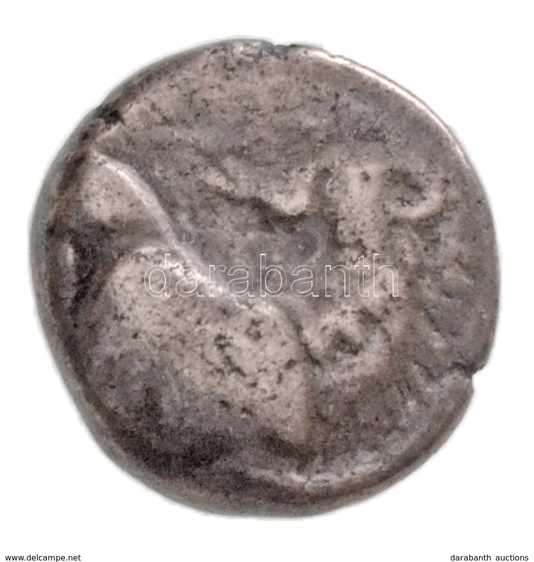 Tauriké / Kherszonészosz Kr. E. ~480-350. Hemidrachma Ag (2,13g) T:2- / 
Taurica / Chersonesos ~480-350. BC Hemidrachm A - Unclassified