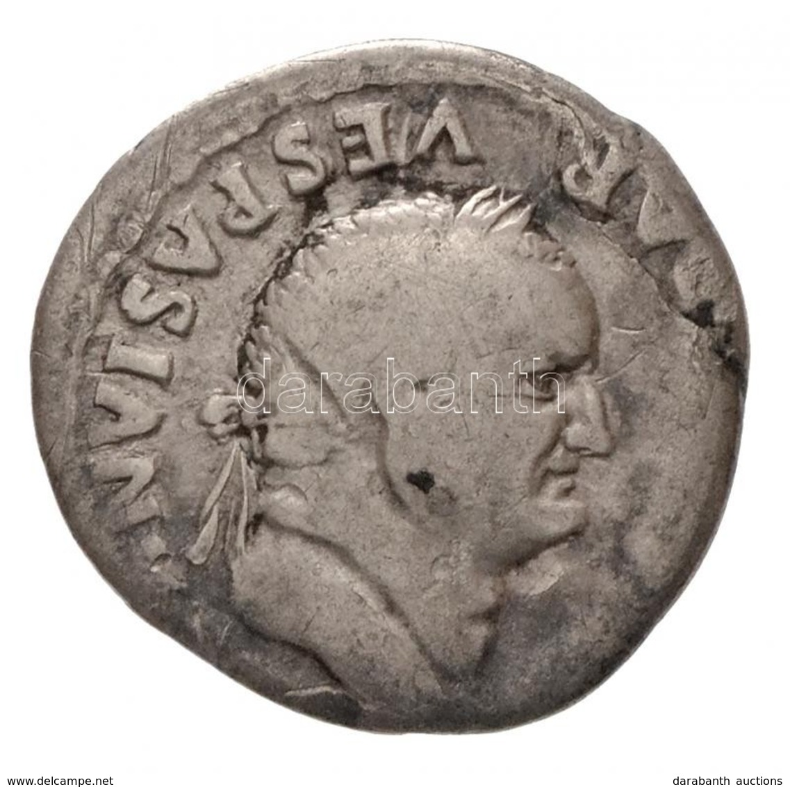 Római Birodalom / Róma / Vespasianus 74. Denár Ag (2,65g) T:3
Roman Empire / Rome / Vespasian 74. Denarius Ag '[IMP CAE] - Unclassified