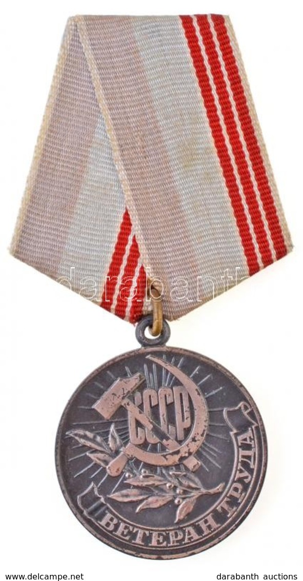 Szovjetunió 1979. 'A Munka Veteránja' Ezüstözött Tombak Kitüntetés Mellszalaggal T:2
Soviet Union 1979. 'Veteran Of Labo - Other & Unclassified