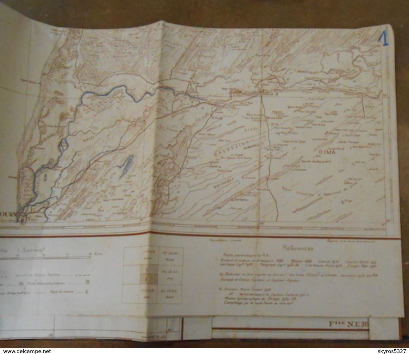 8 Croquis De Reconnaissance Des Régions Sahariennes Sénégal-Mauritanie-Maroc - Topographical Maps