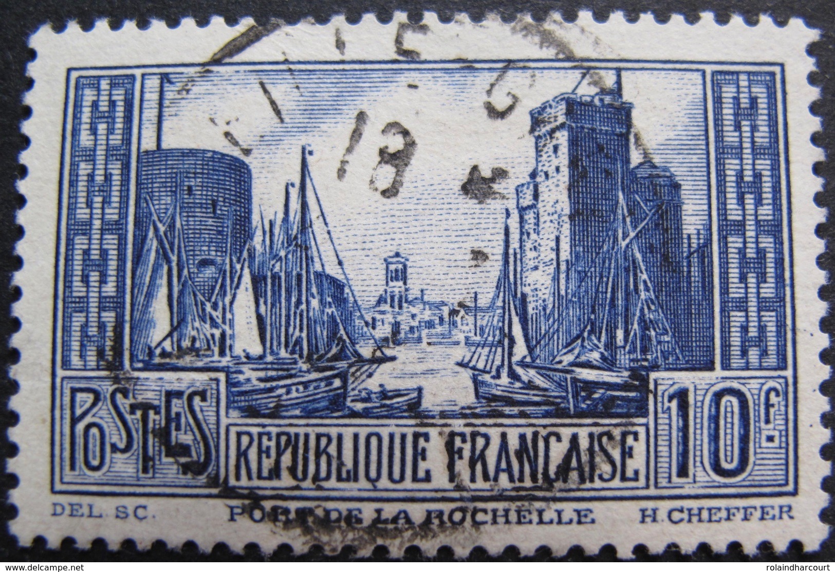 1797 - PORT DE LA ROCHELLE - 1929 - N°261 III - Cote : 7,50 € - Used Stamps