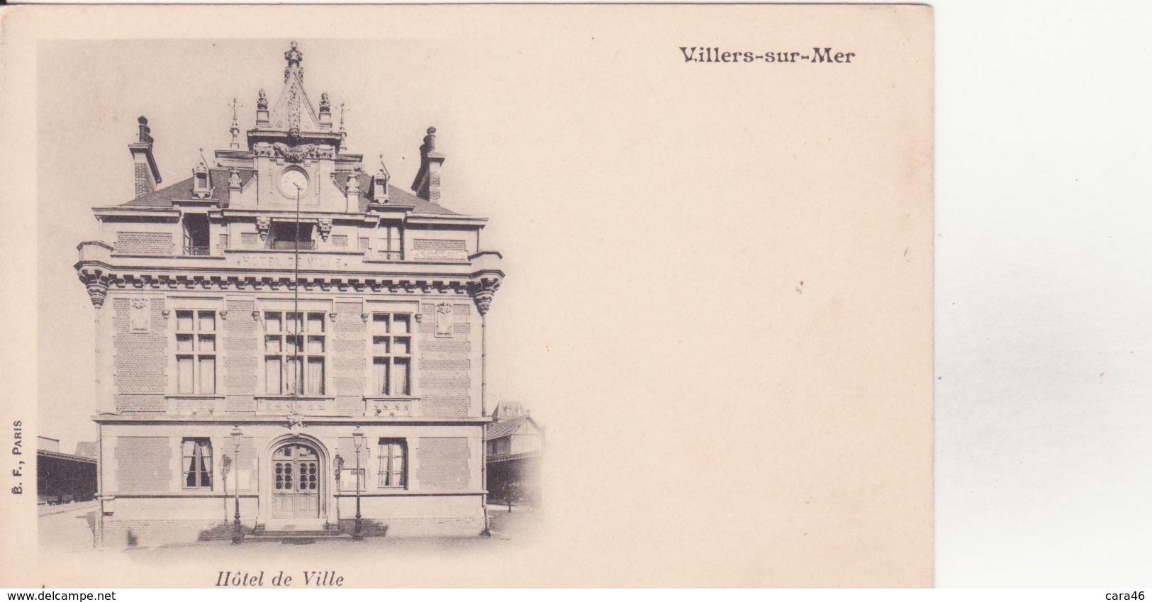 CPA - VILLERS SUR MER - Hôtel De Ville - Villers Sur Mer