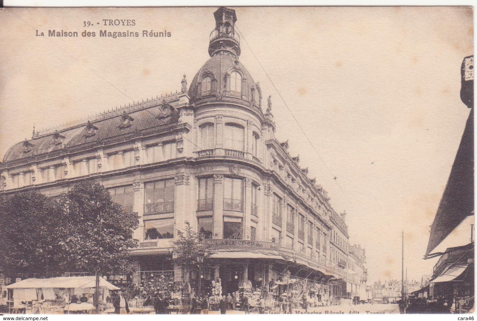 CPA - 39. TROYES La Maison Des Magasins Réunis - Troyes