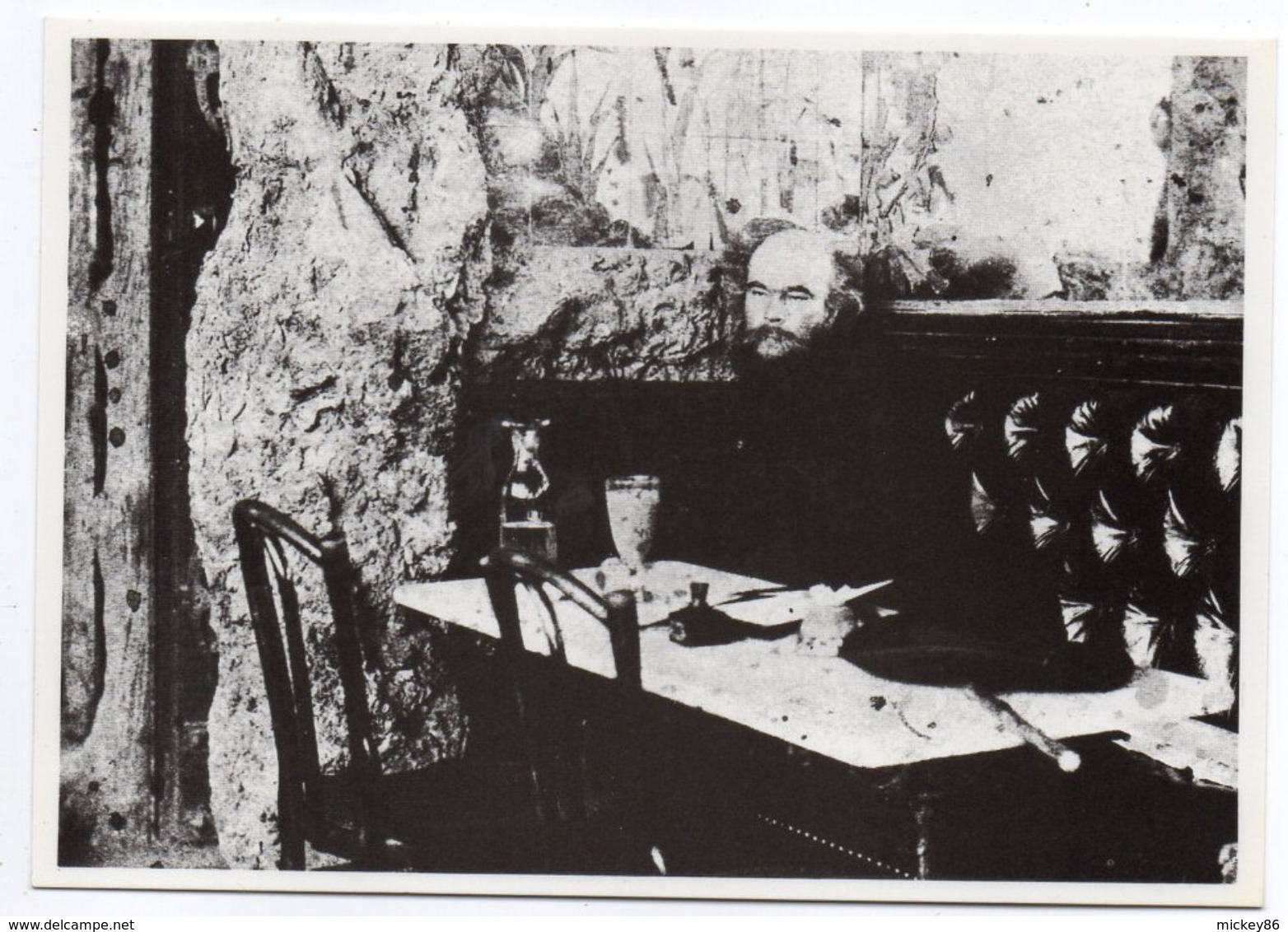 écrivain - Poète   -- Paul VERLAINE  Au Café Procope De Paris - Ecrivains