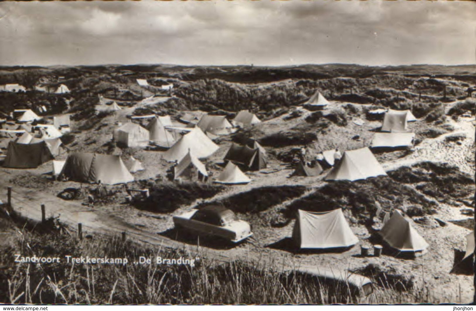 Nederland - Postcard Used 1962 - Zandvoort - Trekkers Camp "De Branding" - 2/scans - Zandvoort
