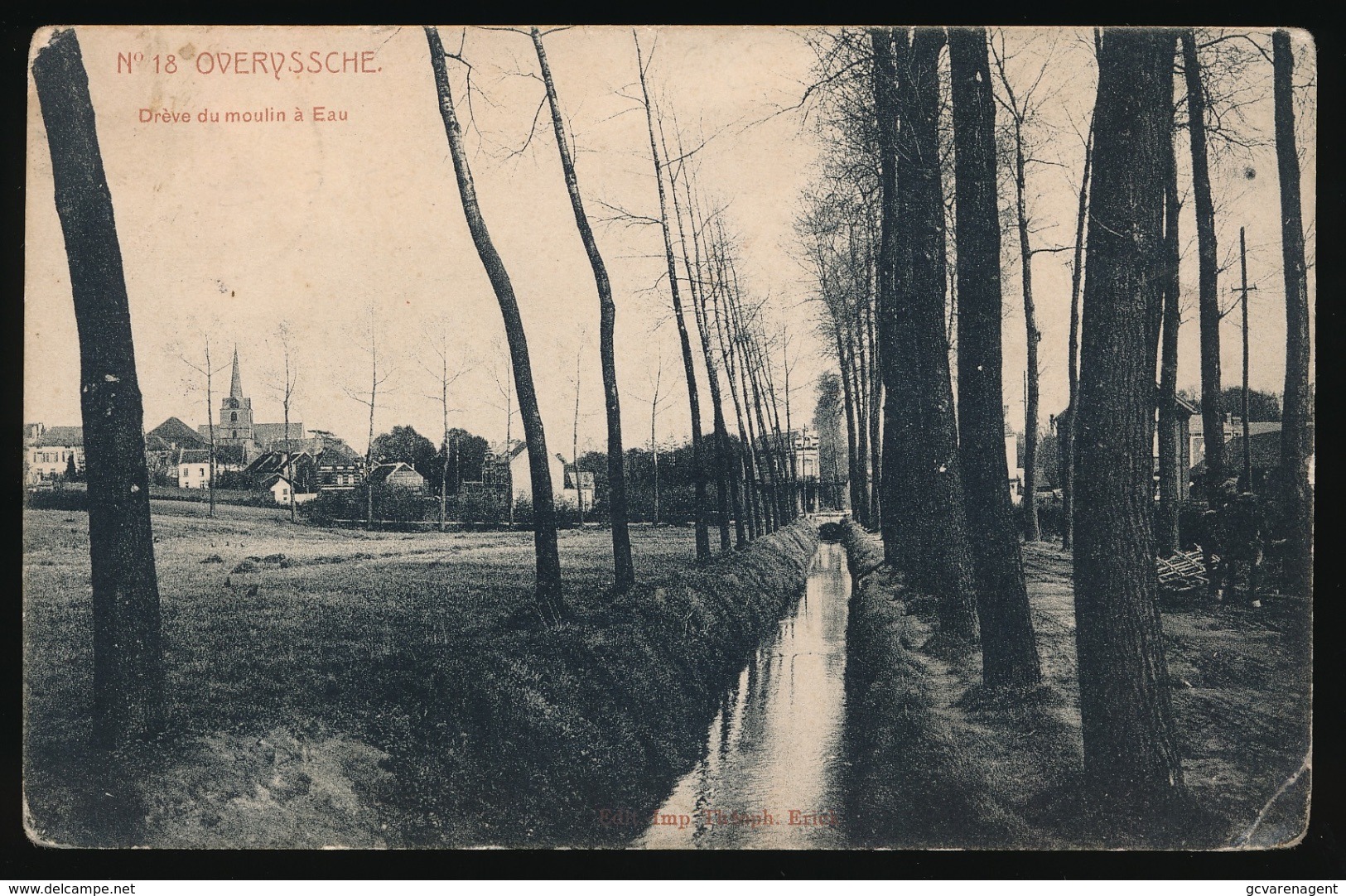 OVERIJSE   DREVE DU MOULIN A EAU - Overijse