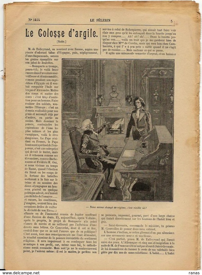 Russie Talleyrand Revue Le Pélerin N° 1444 De 1904 - Other & Unclassified