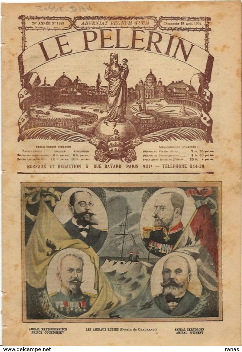 Russie Japon Revue Le Pélerin N° 1443 De 1904 - Other & Unclassified