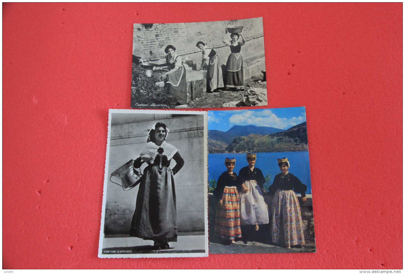Abruzzo Costumi Trachten L' Aquila Pescara Chieti 3 Cartoline - Other & Unclassified