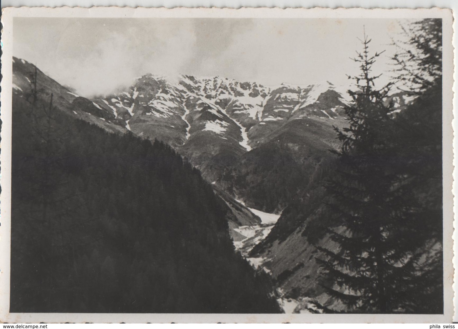 Bad Und Kurhaus, Val Sinestra Engadin, Blick Auf Val Ruinas - Photo: Brandt - Autres & Non Classés