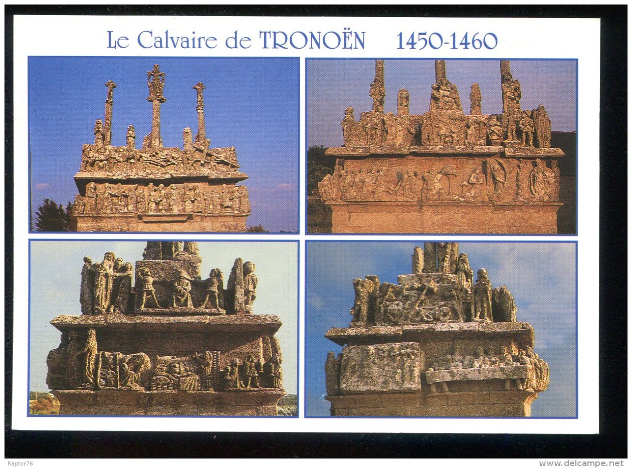 CPM Neuve 29 SAINT JEAN TROLIMON Le Calvaire De Tronoën  Multi Vues - Saint-Jean-Trolimon