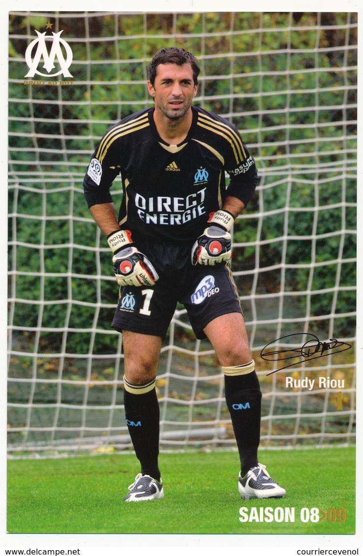 Fiche - Olympique De Marseille OM  - Rudy RIOU - Saison 2008/09 - Sports