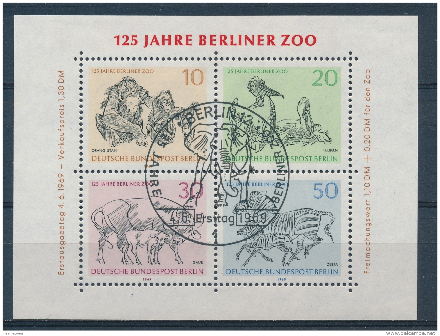 Duitsland/Germany/Allemagne/Deutschland Berlijn/Berlin 1969 Mi: Block 2 (Gebr/used/obl/o)(3658) - Blokken