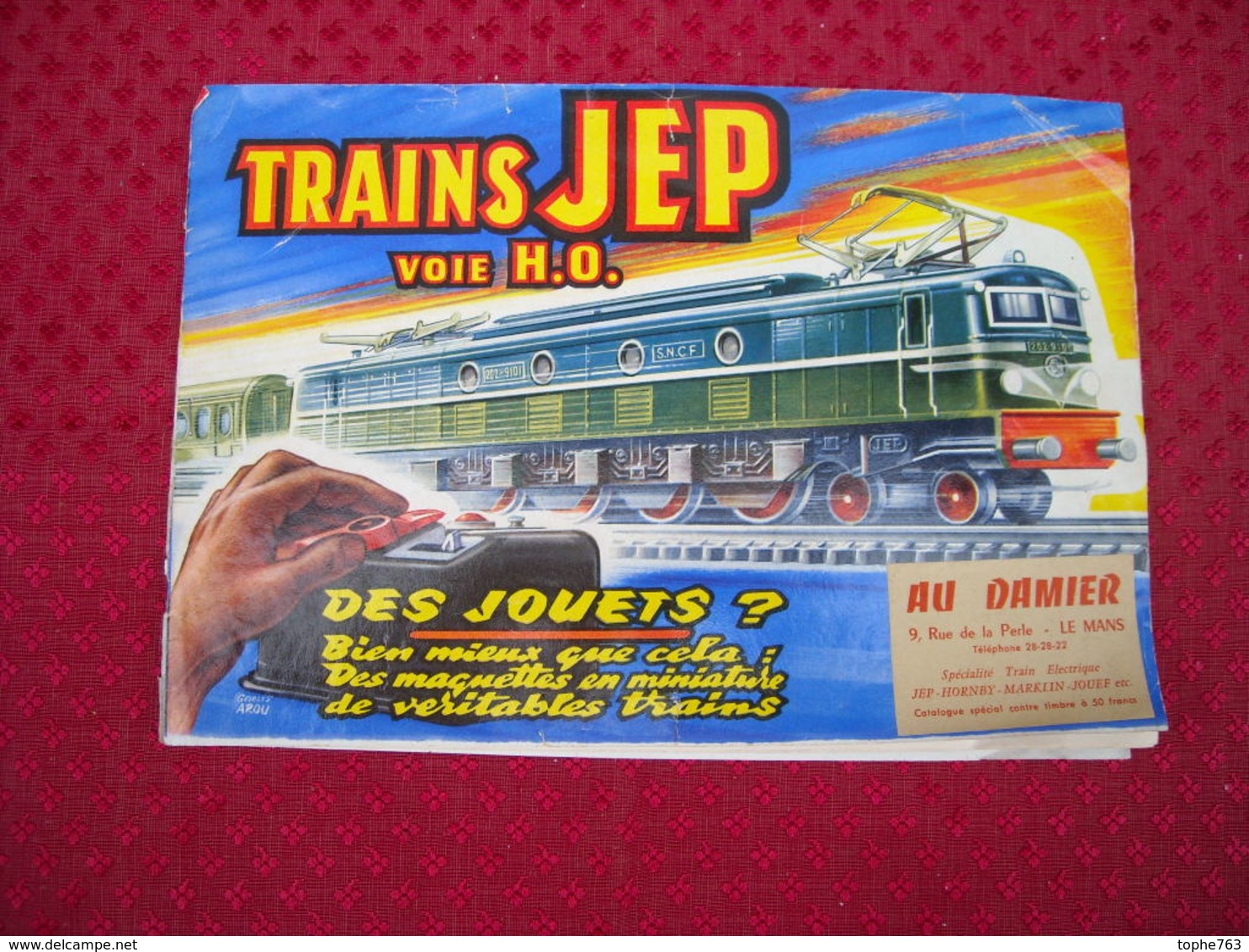 Catalogue Ancien JEP Train HO Maquettes Ferroviaires SNCF Modélisme - Trains