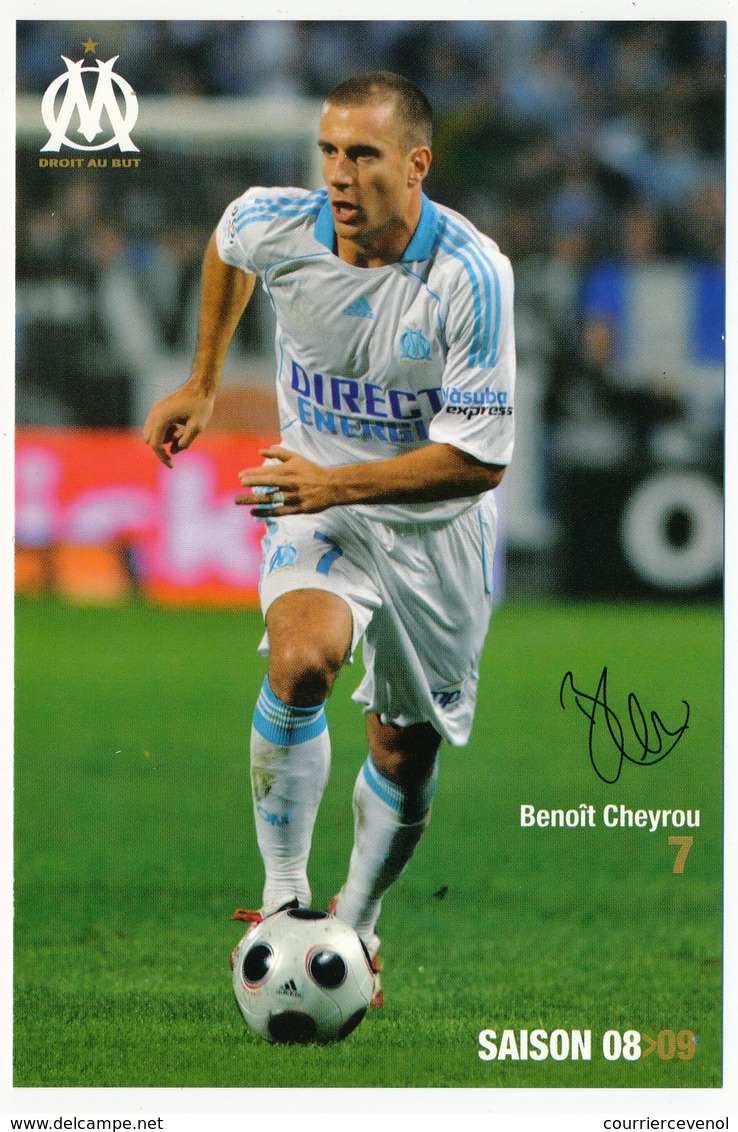 Fiche - Olympique De Marseille OM  - Benoit CHEYROU - Saison 2008/09 - Sports