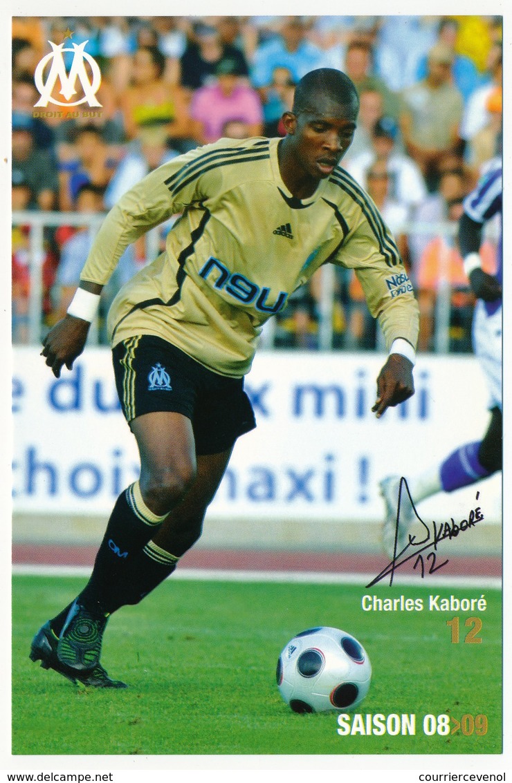Fiche - Olympique De Marseille OM  - Charles KABORÉ - Saison 2008/09 - Deportes