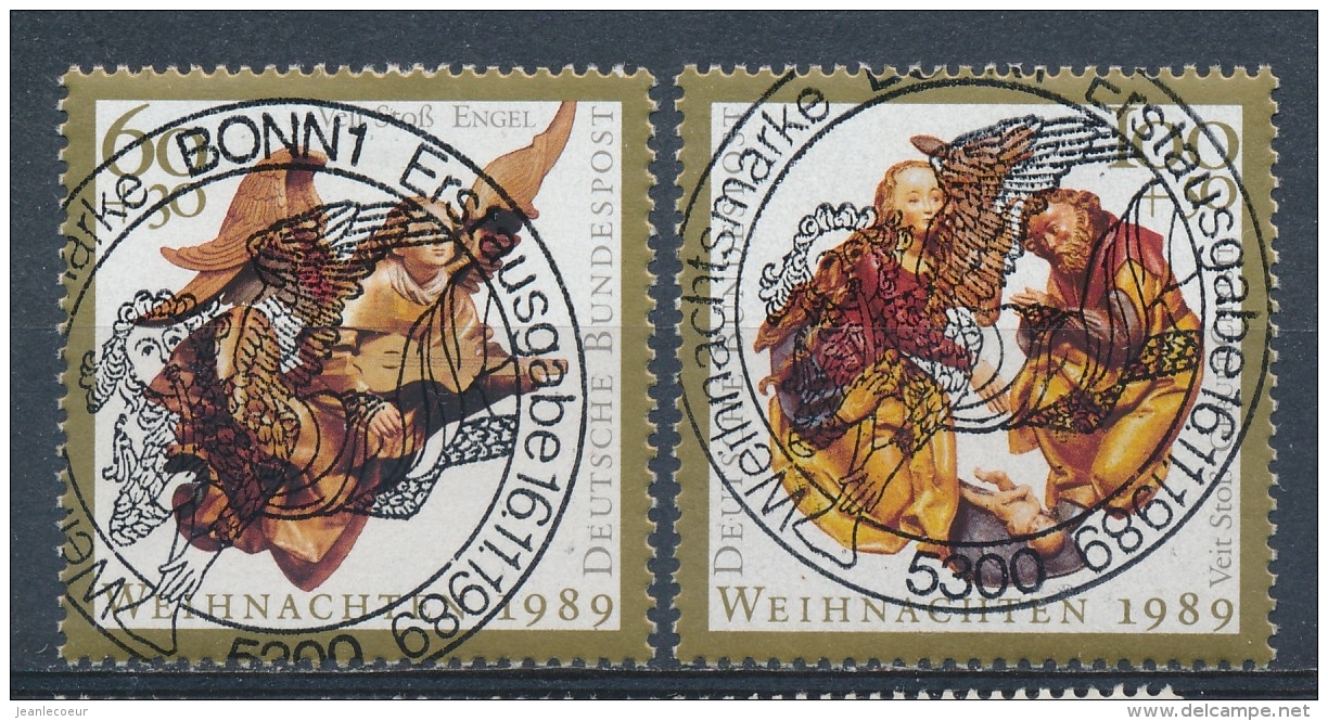 Duitsland/Germany/Allemagne/Deutschland 1989 Mi: 1442-1443  (Gebr/used/obl/o)(3675) - Gebruikt