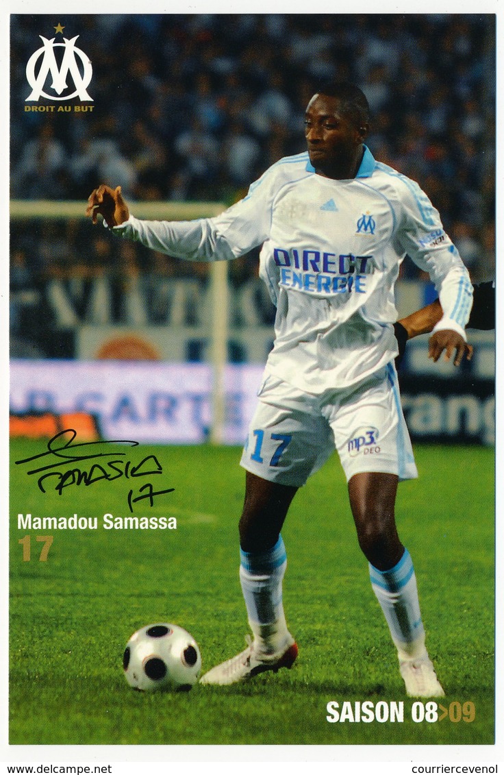 Fiche - Olympique De Marseille OM  - Mamadou SAMASSA - Saison 2008/09 - Sports