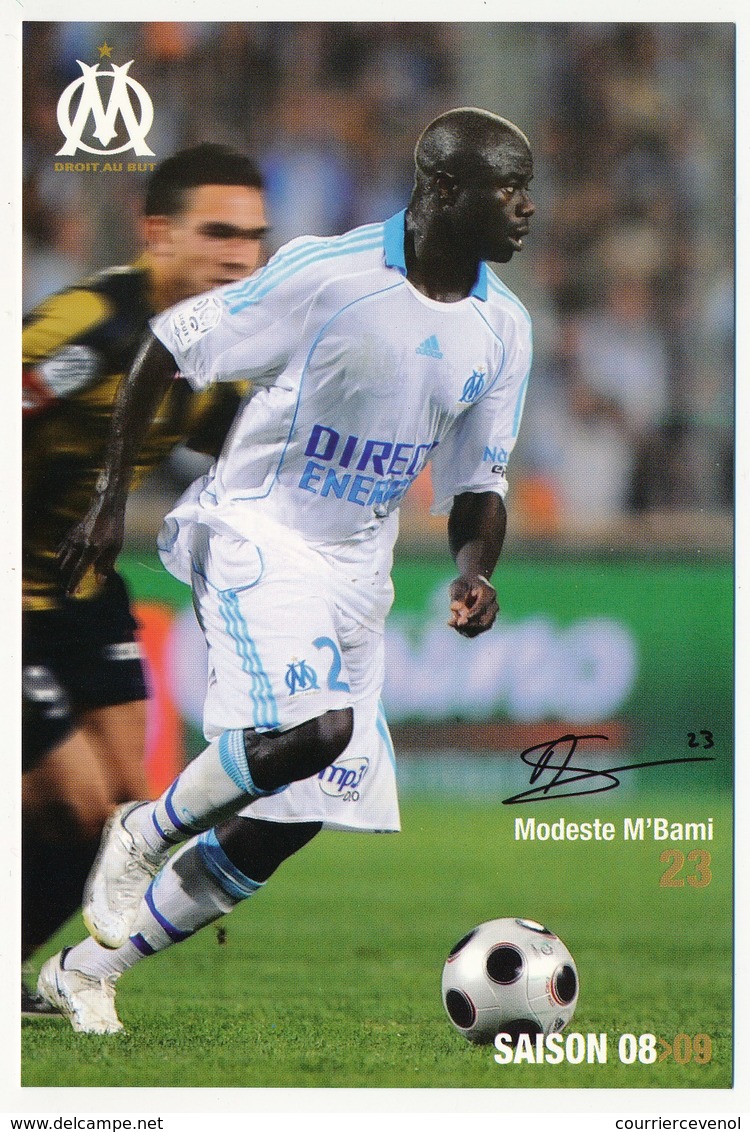 Fiche - Olympique De Marseille OM  - Modeste M'BAMI - Saison 2008/09 - Sport