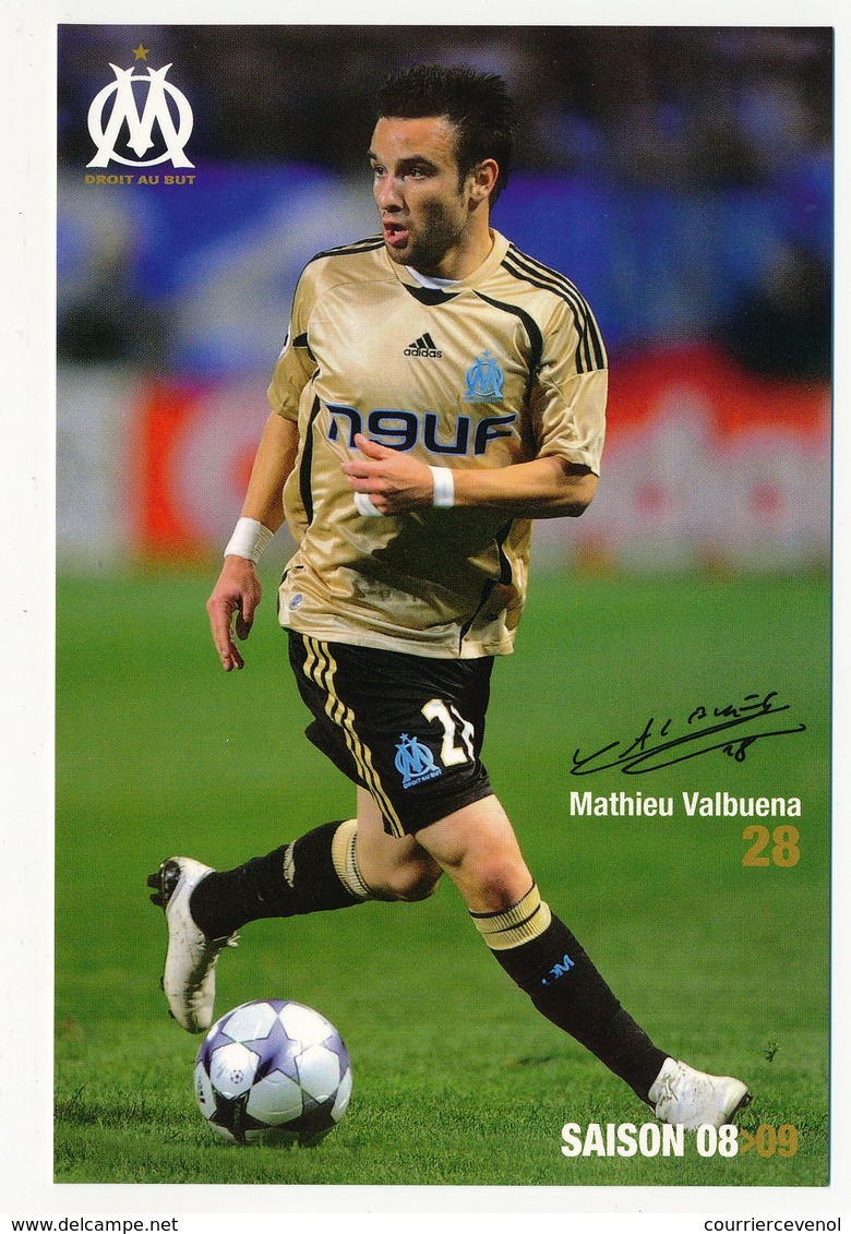 Fiche - Olympique De Marseille OM  - Mathieu VALBUENA - Saison 2008/09 - Sports