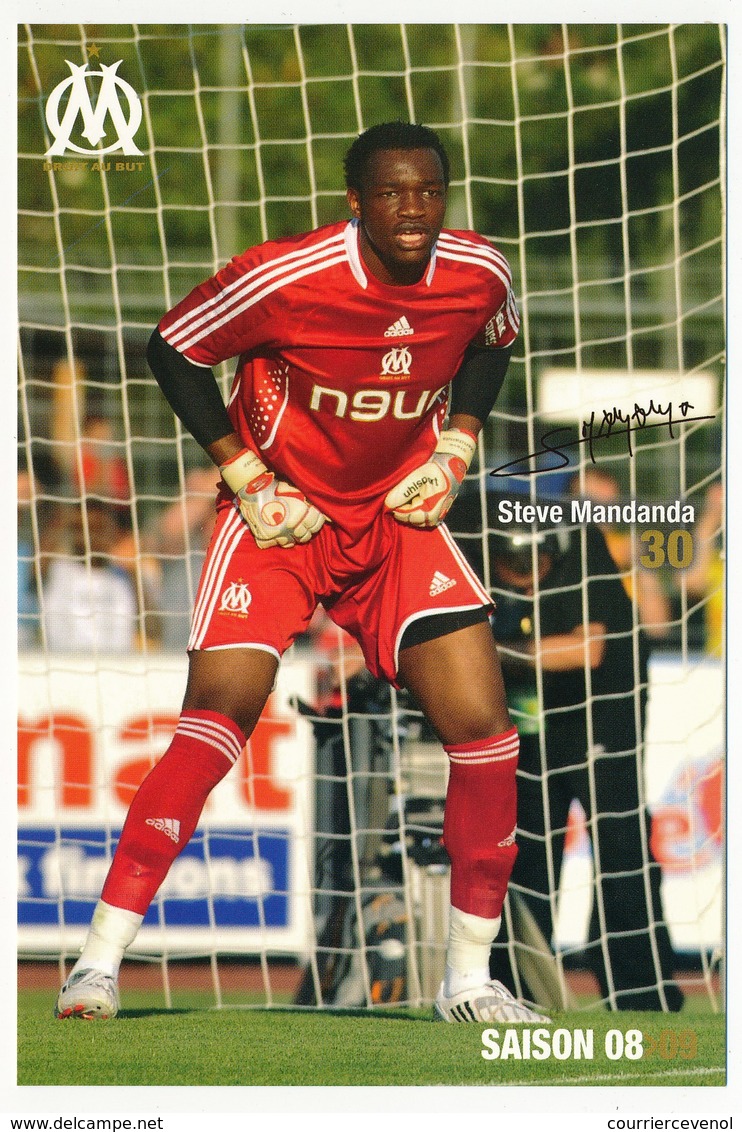 Fiche - Olympique De Marseille OM  - Steve MANDANDA - Saison 2008/09 - Sport