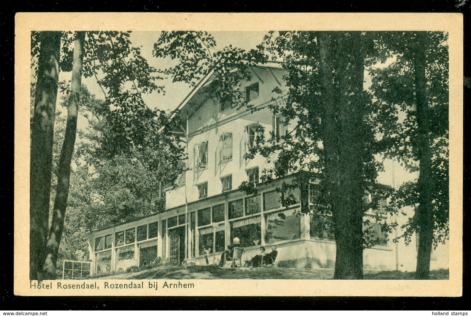 NEDERLAND ANSICHTKAART * HOTEL ROSENDAAL *  Gelopen In 1951 Naar GOUDERAK   (3893b) - Velp / Rozendaal