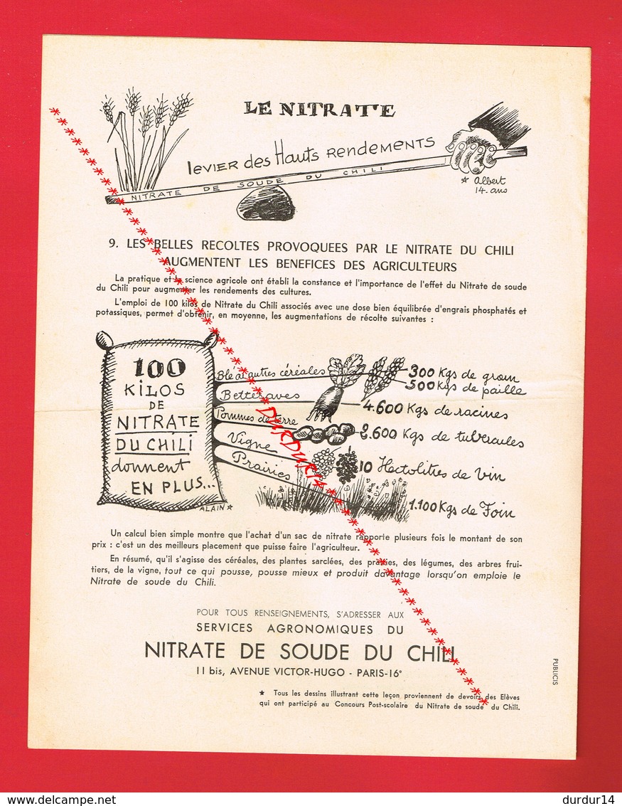 Agriculture ... NITRATE Du CHILI ... 4 Pages ... - Advertising