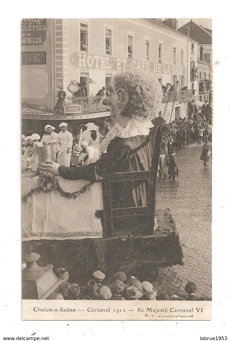 Chalon-sur-Saône-Carnaval 1912-Timbre Poste Carnaval (C.6158) - Chalon Sur Saone